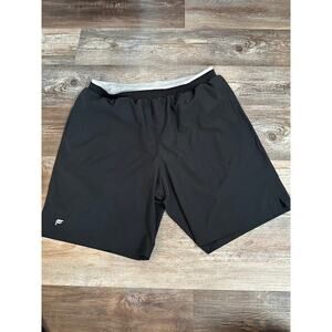 Fabletics Men's The Fundamental lined Shorts in black size XXL